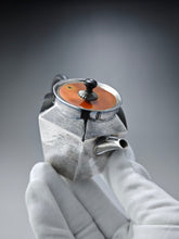 Load image into Gallery viewer, 999 Pure Silver Handmade Hexagonal Teapot 全手工纯银999六角壶 110ml