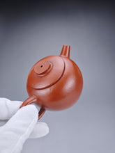 Load image into Gallery viewer, Fully Handmade Zhuni Julunzhu Yixing Teapot by YuBo 全手工余波朱泥巨轮珠 115ml