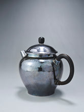 Load image into Gallery viewer, 999 Pure Silver Handmade Lianzi Hammered Teapot 全手工纯银999莲子银壶 130ml
