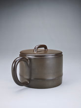 Load image into Gallery viewer, 120ml Nixing Bamboo Stump Teapot with Yaobian No.2 by Li Wenxin 李文新阴阳竹节