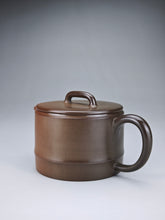Load image into Gallery viewer, 120ml Nixing Bamboo Stump Teapot with Yaobian No.2 by Li Wenxin 李文新阴阳竹节