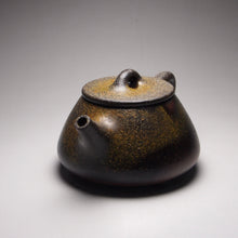 Load image into Gallery viewer, Wood Fired Shipiao Dicaoqing Yixing Teapot 柴烧底槽青石瓢壶 115ml