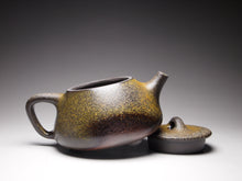 Load image into Gallery viewer, Wood Fired Shipiao Dicaoqing Yixing Teapot 柴烧底槽青石瓢壶 115ml