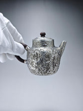 Load image into Gallery viewer, 999 Pure Silver Handmade Wabi-sabi Teapot 刹寂风银壶 165ml