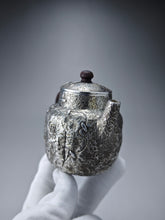Load image into Gallery viewer, 999 Pure Silver Handmade Wabi-sabi Teapot 刹寂风银壶 165ml