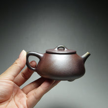 Load image into Gallery viewer, Wood Fired Shipiao Lao Zini Yixing Teapot no.1 柴烧老紫泥石瓢 110ml