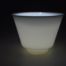 Load image into Gallery viewer, 110ml Jinzhong Tianbai Jingdezhen Porcelain Teacup 甜白金钟杯