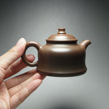 Load image into Gallery viewer, 115ml Brown Jinzhong Nixing Teapot by Li Wenxin 李文新金钟壶