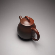 Load image into Gallery viewer, 115ml Red-Brown Oval Nixing Teapot by Li Wenxin 李文新泥兴壶