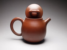 Load image into Gallery viewer, 115ml Red-Brown Oval Nixing Teapot by Li Wenxin 李文新泥兴壶