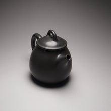 Load image into Gallery viewer, 115ml Dark Grey Oval Nixing Teapot by Li Wenxin 李文新泥兴壶