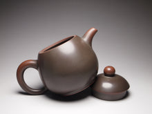 Load image into Gallery viewer, 125ml Long Spout Dragon Egg Nixing Teapot by Li Wenxin 坭兴龙蛋壶