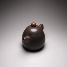 Load image into Gallery viewer, 125ml Long Spout Dragon Egg Nixing Teapot by Li Wenxin 坭兴龙蛋壶