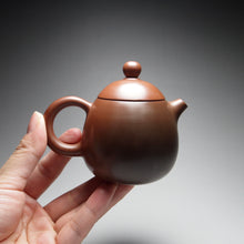 Load image into Gallery viewer, Red 125ml Dragon Egg Nixing Teapot by Li Wenxin 李文新坭兴龙蛋壶