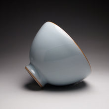 Load image into Gallery viewer, 130ml Azure Ruyao Chicken Heart Teacup 天青汝窑鸡心杯