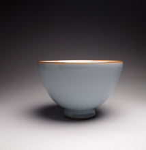 Load image into Gallery viewer, 130ml Azure Ruyao Chicken Heart Teacup 天青汝窑鸡心杯
