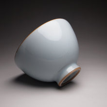 Load image into Gallery viewer, 130ml Azure Ruyao Chicken Heart Teacup 天青汝窑鸡心杯