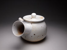 Load image into Gallery viewer, Jingdezhen Glazed Stoneware Round Side Handle Teapot, 素直手工茶壶, 135ml