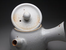 Load image into Gallery viewer, Jingdezhen Glazed Stoneware Round Side Handle Teapot, 素直手工茶壶, 135ml