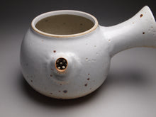 Load image into Gallery viewer, Jingdezhen Glazed Stoneware Round Side Handle Teapot, 素直手工茶壶, 135ml
