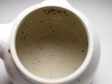 Load image into Gallery viewer, Jingdezhen Glazed Stoneware Round Side Handle Teapot, 素直手工茶壶, 135ml