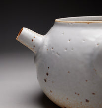 Load image into Gallery viewer, Jingdezhen Glazed Stoneware Round Side Handle Teapot, 素直手工茶壶, 135ml