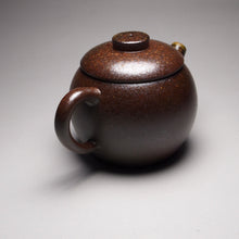 Load image into Gallery viewer, Wood Fired Julunzhu Dicaoqing Yixing Teapot, 柴烧底槽青巨轮珠 135ml