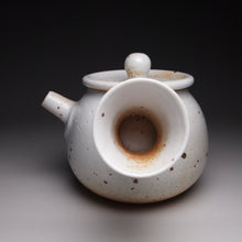 Load image into Gallery viewer, Jingdezhen Glazed Stoneware Round Side Handle Teapot, 素直手工茶壶, 135ml
