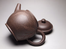 Load image into Gallery viewer, TianQingNi Tall Julun Yixing Teapot with carvings of Bamboo, 天青泥高巨轮刻竹, 140ml
