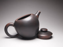 Load image into Gallery viewer, 140ml Julunzhu Nixing Teapot Dark Grey 坭兴巨轮珠壶