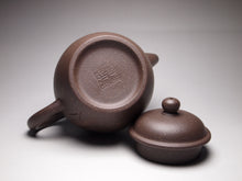 Load image into Gallery viewer, TianQingNi Tall Julun Yixing Teapot with carvings of Bamboo, 天青泥高巨轮刻竹, 140ml