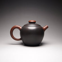 Load image into Gallery viewer, 140ml Red and Grey Julunzhu Nixing Teapot 坭兴巨轮珠壶