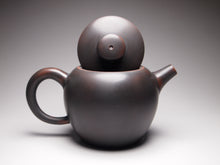 Load image into Gallery viewer, 140ml Julunzhu Nixing Teapot Dark Grey 坭兴巨轮珠壶