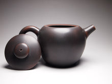 Load image into Gallery viewer, 140ml Julunzhu Nixing Teapot Dark Grey 坭兴巨轮珠壶