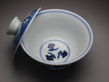 Load image into Gallery viewer, 150ml Dragon Qinghua Fanggu Jingdezhen Porcelain Gaiwan