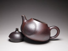 Load image into Gallery viewer, Wood Fired Melon Lao Zini Yixing Teapot 柴烧老紫泥匏瓜 150ml