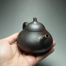 Load image into Gallery viewer, Wood Fired Melon Lao Zini Yixing Teapot 柴烧老紫泥匏瓜 150ml
