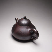 Load image into Gallery viewer, Wood Fired Melon Lao Zini Yixing Teapot 柴烧老紫泥匏瓜 150ml