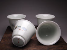 Load image into Gallery viewer, Table of Study Painting Youzhongcai Fine Porcelain Tea Set, 釉中彩博古套装