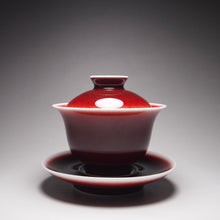 Load image into Gallery viewer, Langhong Porcelain Flower Goddess Gaiwan 耕隐郎红花神盖碗