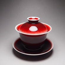 Load image into Gallery viewer, Langhong Porcelain Flower Goddess Gaiwan 耕隐郎红花神盖碗