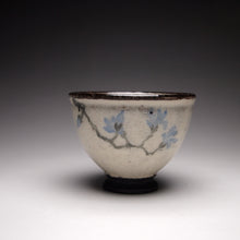 Load image into Gallery viewer, Blue blossoms Kohiki style stoneware teacups, 36ml