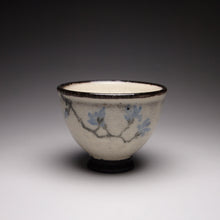Load image into Gallery viewer, Blue blossoms Kohiki style stoneware teacups, 36ml