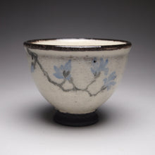 Load image into Gallery viewer, Blue blossoms Kohiki style stoneware teacups, 36ml