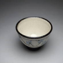 Load image into Gallery viewer, Blue blossoms Kohiki style stoneware teacups, 36ml