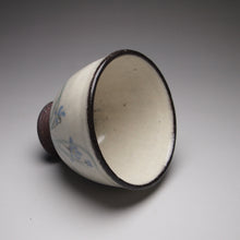 Load image into Gallery viewer, Irises Kohiki style stoneware teacups, 36ml