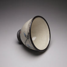 Load image into Gallery viewer, Blue blossoms Kohiki style stoneware teacups, 36ml