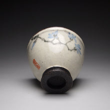 Load image into Gallery viewer, Blue blossoms Kohiki style stoneware teacups, 36ml