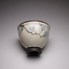 Load image into Gallery viewer, Blue blossoms Kohiki style stoneware teacups, 36ml