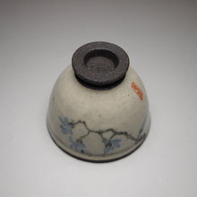 Load image into Gallery viewer, Blue blossoms Kohiki style stoneware teacups, 36ml